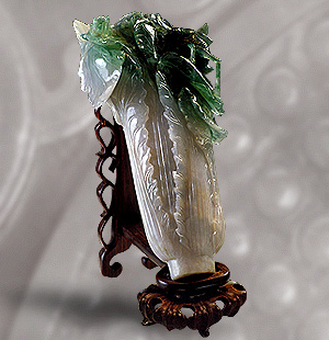 Jadeite Cabbage, Qing Dynasty, National Palace Museum
